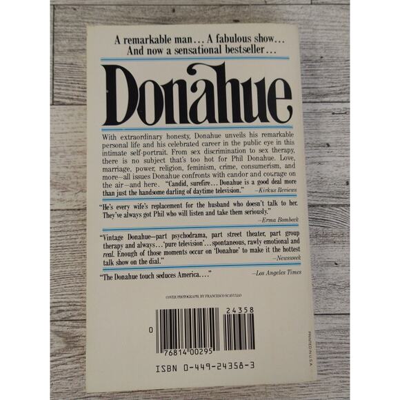 Donahue My Own Story, Phil Donahue & Co 1981 PB Autobiography - Picture 5 of 11